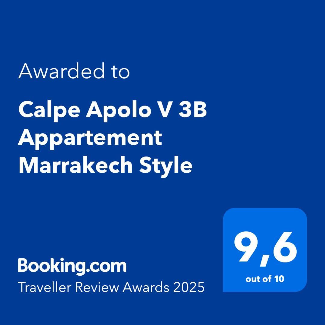 Calpe Apolo V 3B Appartement Marrakech Style Εξωτερικό φωτογραφία